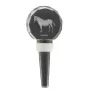 Lipizzan - Crystal bottle stopper with horse, unique wine stopper with photo, personalised gift for sommelier by Art-Dog brand