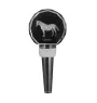 Lipizzan - Bouchon de bouteille en cristal avec cheval, bouchon de vin unique avec photo, cadeau personnalisé pour sommelier par la marque Art-Dog