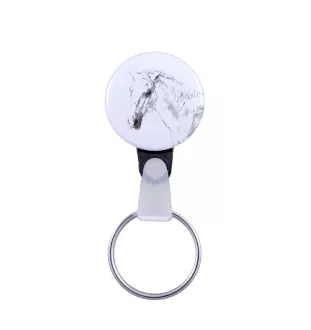 Lipizzaner - ein einzigartiger Schlüsselanhänger mit einem Pferdebild, handgefertigtes Produkt, leicht und handlich, Anhänger der Marke Art-Dog