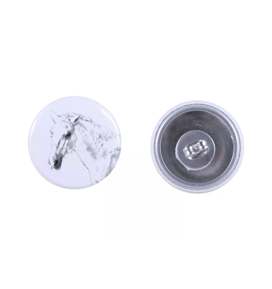 Lipizzan - earrings your photo, handmade, jewelry handcrafted by Art-Dog brand