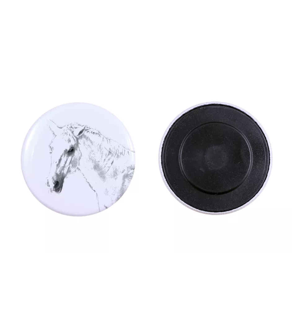 Lipizzaner - Magnet mit Pferd, ein einzigartiges Abdruck des Pferdes der Marke Art-Dog