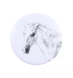 Lipizzaner - Magnet mit Pferd, ein einzigartiges Abdruck des Pferdes der Marke Art-Dog