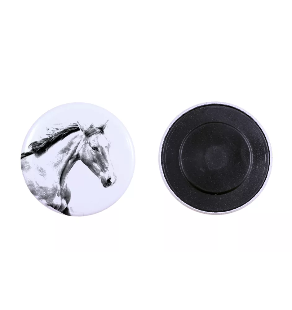 Irischer Sport - Magnet mit Pferd, ein einzigartiges Abdruck des Pferdes der Marke Art-Dog