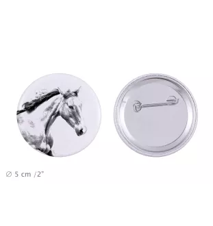 Irischer Sport - Magnet mit Pferd, ein einzigartiges Abdruck des Pferdes der Marke Art-Dog