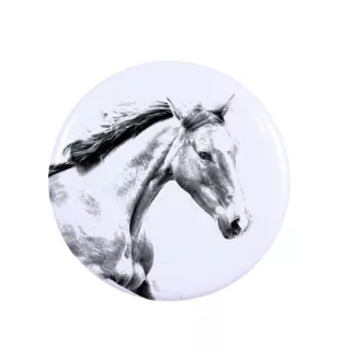 Irischer Sport - Magnet mit Pferd, ein einzigartiges Abdruck des Pferdes der Marke Art-Dog