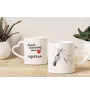 Lipizzaner - Tasse mit Hund, entzückende Tasse mit herzförmigem Henkel, universelles Geschenk der Marke Art-Dog