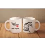 Irischer Sport - Tasse mit Hund, personalisierte Tasse mit Druck, klassisches Geschenk für jeden von der Marke Art-Dog.