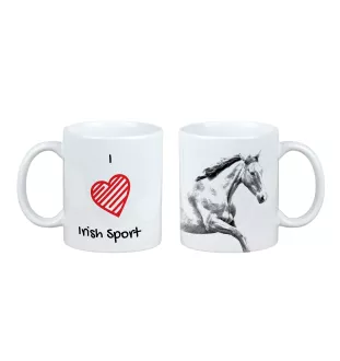 Cheval de sport irlandais - tasse avec un cheval, une tasse charmante avec une illustration, un cadeau avec votre photo de la marque Art-Dog