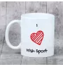 Irish Sport - cup with a horse, cute cup with graphics, a gift with your photo from the Art-Dog brand