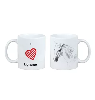 Lipizzan - tasse avec un cheval, une tasse charmante avec une illustration, un cadeau avec votre photo de la marque Art-Dog