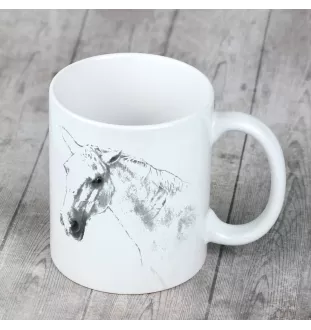 Lipizzan - cup with a horse, cute cup with graphics, a gift with your photo from the Art-Dog brand