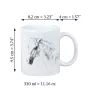 Lipizzan - cup with a horse, a cheerful cup for a dog lover, a personalized gift from the Art-Dog brand