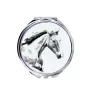 Irish Sport - pocket mirror with a horse, personalized mirror for a purse, compact mirror with Art-Dog brand print