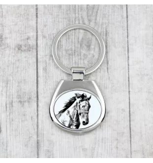 Mustang - keychain with a horse, keychain with a print, personalized pendant from the Art-Dog brand