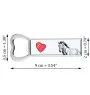 Mustang - bottle opener with a horse, personalized fridge magnet bottle opener, unique gift for men by Art-Dog brand