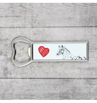 Noriker - bottle opener with a horse, personalized fridge magnet bottle opener, unique gift for men by Art-Dog brand