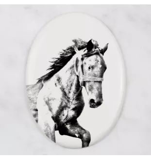 Mustang płyta nagrobna z koniem Art-Dog