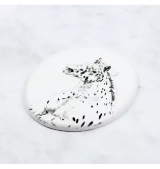 Noriker - une plaque commémorative avec une photo de cheval, une plaque funéraire avec une impression, une plaque ovale personnalisée de la marque Art-Dog