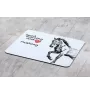 Mustang - Mauspad mit Druck, personalisiertes Mauspad mit Pferd, einzigartiges Gadget für Büroangestellte von Art-Dog.