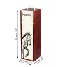 Mustang - wine box with a horse, alcohol box with graphics, personalized gift box from the Art-Dog brand