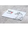 Noriker - tapis de souris imprimé, tapis de souris personnalisé avec un cheval, un gadget unique pour un employé de bureau de la marque Art-Dog