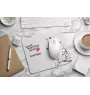 Noriker - Mauspad mit Druck, personalisiertes Mauspad mit Pferd, einzigartiges Gadget für Büroangestellte von Art-Dog.