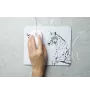 Noriker - Mauspad mit Druck, personalisiertes Mauspad mit Pferd, einzigartiges Gadget für Büroangestellte von Art-Dog.