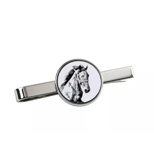 Mustang - tie clip with a horse, personalized tie clip, a unique gift for a man from the Art-Dog brand