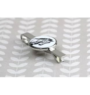 Mustang - tie clip with a horse, personalized tie clip, a unique gift for a man from the Art-Dog brand