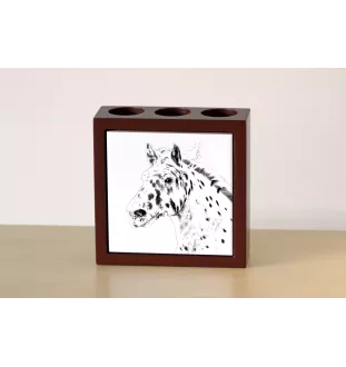 Noriker - porte-stylo avec un cheval, organiseur de bureau avec impression, décoration de bureau personnalisée de la marque Art-Dog