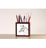 Noriker - porte-stylo avec un cheval, organiseur de bureau avec impression, décoration de bureau personnalisée de la marque Art-Dog