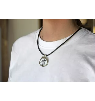 Mustang - horse necklace, personalized pendant with a photo, unique necklace for women and men by Art-Dog brand