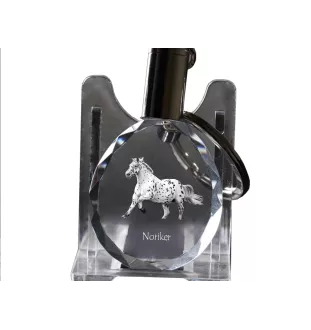 Noriker brelok do kluczy kryształowy z koniem Art-Dog