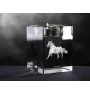 Noriker świecznik kryształowy z koniem Art-Dog