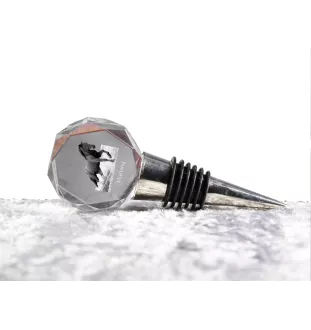 Mustang - Bouchon de bouteille, bouchon de vin en cristal avec image d'un cheval, cadeau personnalisé pour barman par la marque Art-Dog