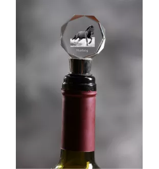 Mustang - Flaschenverschluss, Weinverschluss aus Kristall mit Bild eines Pferdes, personalisiertes Geschenk für Barkeeper der Marke Art-Dog