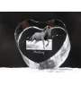 Mustang - a photo of a horse in crystal, a crystal heart, a unique frame with a photo from the Art-Dog brand