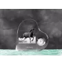 Mustang zegar w kształcie serca z koniem Art-Dog
