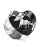 Noriker - a photo of a horse in crystal, a crystal heart, a unique frame with a photo from the Art-Dog brand