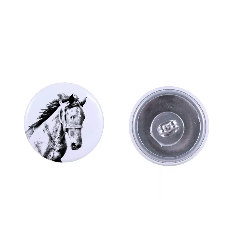 Mustang - earrings your photo, handmade, jewelry handcrafted by Art-Dog brand