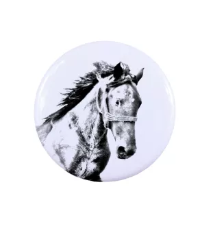 Mustang - Bague de collection avec l'image d'un cheval, produit fait à la main, marque Art-Dog