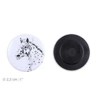 Noriker - Magnet mit Pferd, ein einzigartiges Abdruck des Pferdes der Marke Art-Dog