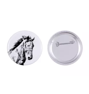 Mustang - magnet with a horse, a unique imprint of the Art-Dog horse brand