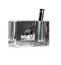 Mustang - Porte-stylos, organiseur en cristal avec image d'un cheval, décoration de bureau unique par la marque Art-Dog