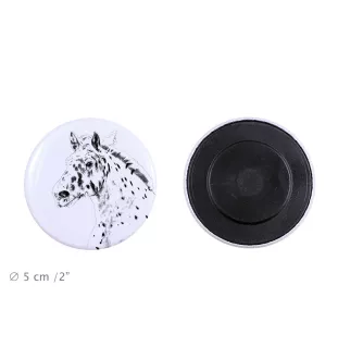 Noriker - magnet with a horse, a unique imprint of the Art-Dog horse brand