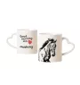 Mustang - Tasse mit Hund, entzückende Tasse mit herzförmigem Henkel, universelles Geschenk der Marke Art-Dog