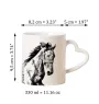 Mustang - tasse avec chien, une tasse adorable avec une anse en forme de cœur, un cadeau universel de la marque Art-Dog