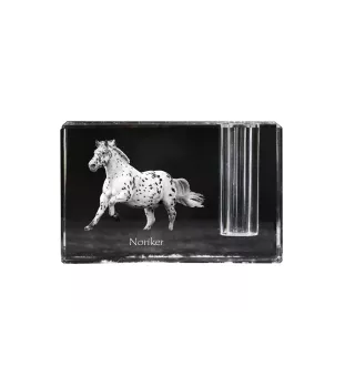 Noriker penholder kryształowy z koniem Art-Dog