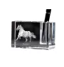 Noriker - Porte-stylos, organiseur en cristal avec image d'un cheval, décoration de bureau unique par la marque Art-Dog