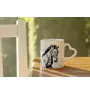 Mustang - Tasse mit Hund, entzückende Tasse mit herzförmigem Henkel, universelles Geschenk der Marke Art-Dog